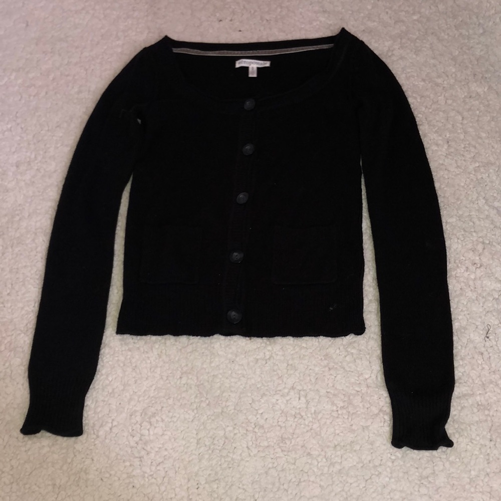 Black cardigan